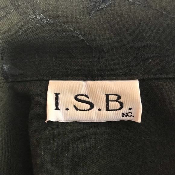 - I.S.B. INC Vintage Hunter Green Women's ‎ 2 Piece Pantsuit- 6P - Picture 8 of 15